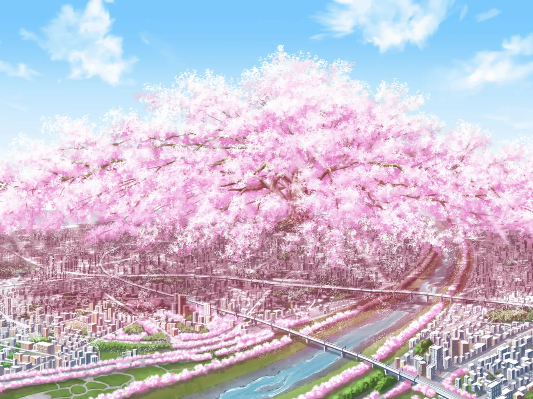 隙间樱花与谎言都市